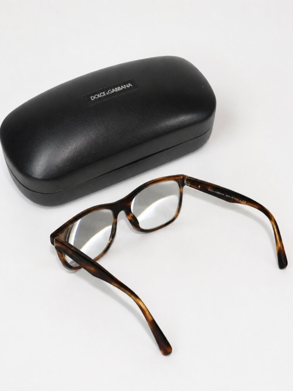 Dolce & Gabbana Eye Glasses DG 3144 Tortise Shell Like Frames With Case Unisex